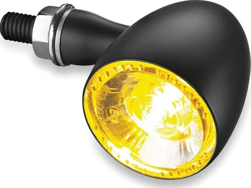 ملحق إضاءة الدراجة النارية Kuryakyn 2860: Kellermann Bullet 1000 RB، تشغيل LED خلفي/إشارة الانعطاف/ضوء وامض، أحمر/أحمر، كروم، حزمة من 1 in Kuwait