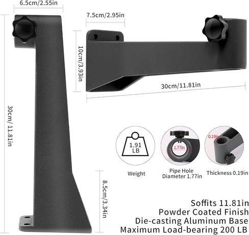 حامل ستارلينك، طقم تركيب ستارلينك على شكل حرف L لطقم الإنترنت ستارلينك، حامل حائط طويل ستارلينك in Kuwait