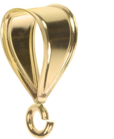 14K Gold Very Large Bail with Ring 9mm x 15mm in Saudi Arabia