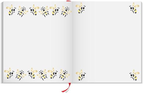 استنسل النحل، 6.5 × 1.25 بوصة - استنسل حدود لقالب الرسم in Kuwait