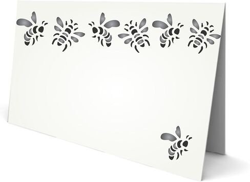 استنسل النحل، 6.5 × 1.25 بوصة - استنسل حدود لقالب الرسم in Kuwait