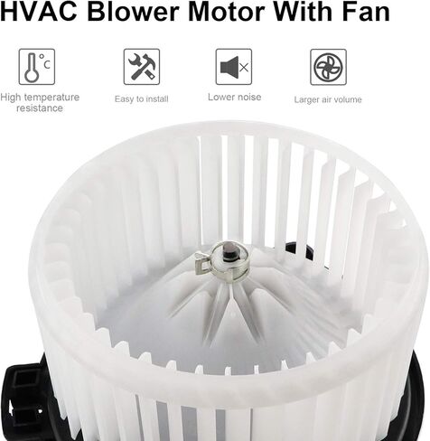 مجموعة محرك منفاخ HVAC 700270 75874 PM9381 15-81732 محرك منفاخ السخان مع قفص مروحة مناسب لـ 2010-2012 Ford Fusion، 2010-2012 Lincoln MKZ، 2010-2011 Mercury Milan in Kuwait