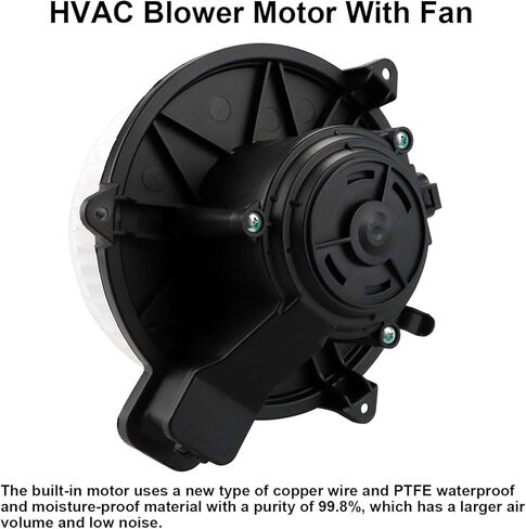 مجموعة محرك منفاخ HVAC 700270 75874 PM9381 15-81732 محرك منفاخ السخان مع قفص مروحة مناسب لـ 2010-2012 Ford Fusion، 2010-2012 Lincoln MKZ، 2010-2011 Mercury Milan in Kuwait