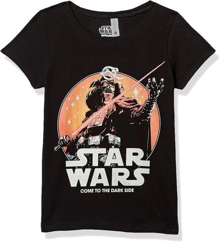 قميص Star Wars Junior's Visions Closeup Vader Slim Fit، بدون أكمام بحاشية واسعة، أسود، X-Large in Saudi Arabia