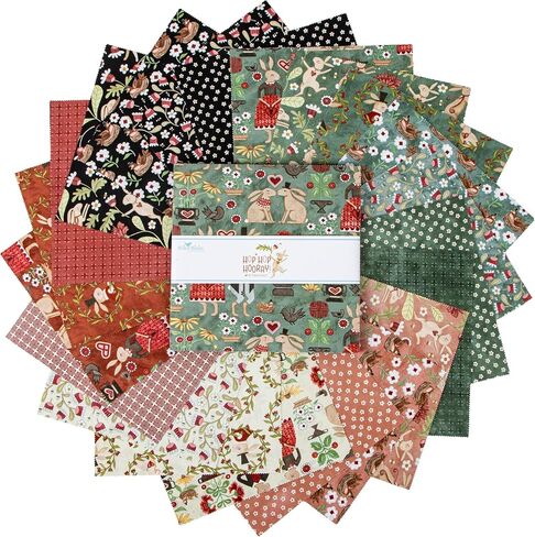 Teresa Kogut Hop Hop Hooray 10" Stacker 42 10-inch Squares Layer Cake Riley Blake 10-14270-42 in Saudi Arabia