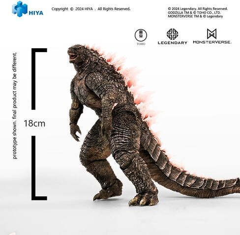 Hiya Toys Godzilla x Kong: سلسلة Godzilla Evolved Basic الرائعة تعرض شخصية الحركة الحصرية in Kuwait