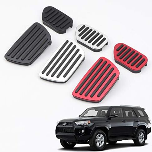 ITrims Car Accessories for Toyota 4Runner 2010-2024 Pedals Set Non-Slip Performance Foot Pedal Pads Covers Anti-Slip Accelerator Foot Pedals Aluminum Car Replacement(NOT Fit 2010 Limited) (Black) in Saudi Arabia