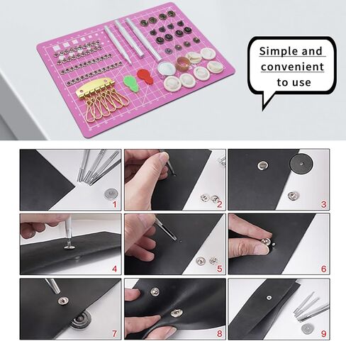 AMOGTO Leather Working Tools Leather Craft Tools Kit with Storage Bag, Leather Carving Tools Leather Craft Making for Punching Cutting Stamping Carving Sewing, Leather Tools Kit for DIY Leathercraft in Kuwait