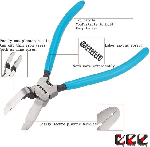 Panel Clip Pliers, Auto Trim Removal Fastener Plier Car Door Panel Clip Tools Plastic Rivets Pry Puller Adjustable Multipurpose Diagonal Cutting Pliers 1 Pcs in Saudi Arabia