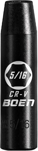 BOEN 1/2" Drive Deep Impact Socket,1 Inch Premium Socket,SAE,6 Point,Cr-V Steel with Laser Marking - Strong and Durable in Kuwait