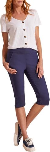 Tribal Women's Flatten It Pull on Capri W/Zippers in Saudi Arabia