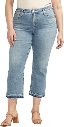JAG Women's Plus Size Eloise Mid Rise Cropped Bootcut Jeans in Saudi Arabia