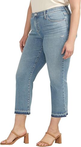 JAG Women's Plus Size Eloise Mid Rise Cropped Bootcut Jeans in Saudi Arabia