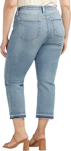 JAG Women's Plus Size Eloise Mid Rise Cropped Bootcut Jeans in Saudi Arabia