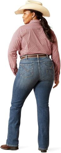 Ariat Women's Perfect Rise Chopped Ella Boot Cut in Saudi Arabia