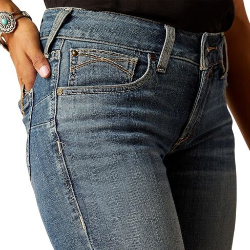 Ariat Women's Perfect Rise Chopped Ella Boot Cut in Saudi Arabia