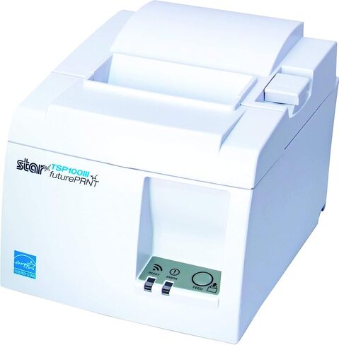 Star Micronics TSP143IIIW Wi-Fi (WLAN) Thermal Receipt Printer with Wireless Access Point, WPS, Cutter, and Internal Power Supply - White (Renewed) in Saudi Arabia