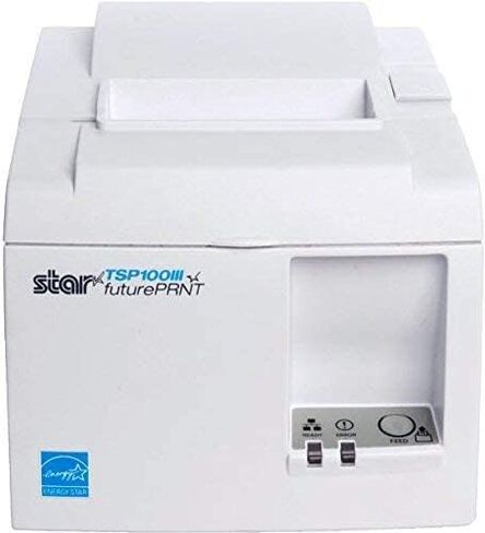 Star Micronics TSP143IIIW Wi-Fi (WLAN) Thermal Receipt Printer with Wireless Access Point, WPS, Cutter, and Internal Power Supply - White (Renewed) in Saudi Arabia