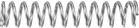 uxcell Compression Spring,304 Stainless Steel,8mm OD,1mm Wire Size, 26mm Compressed Length,40mm Free Length,31.4N Load Capacity for Home Projects, Silver Tone, 5pcs in Saudi Arabia