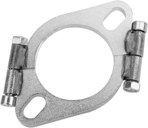Automotive Flange Accessory, 2.5in Solid Steel Flat Oval Split Repair Flange Replacement Accessory, Flange and Gasket for Flange Connection Kit in Saudi Arabia