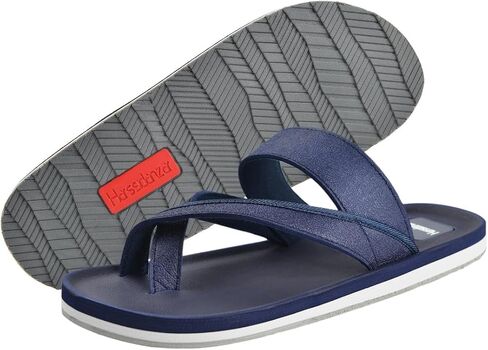 Harssidanzar Flip Flops For Mens,Classical Thong Footbed Sandals Lightweight Beach Sandals KM236US in Kuwait