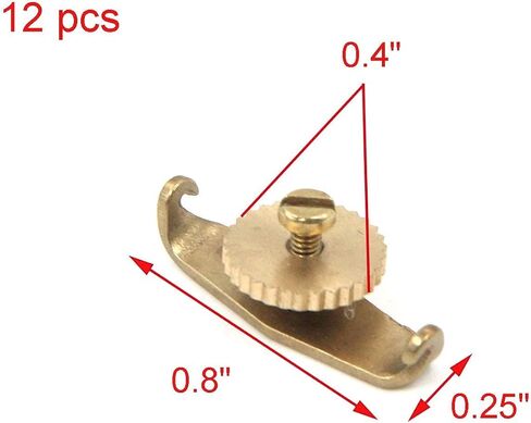 Geesatis موالف اكسسوارات 12 قطعة Erhu الكمان غرامة المستقبلون الذهب النحاس Erhu الكمان ضبط أداة الأجهزة in Kuwait