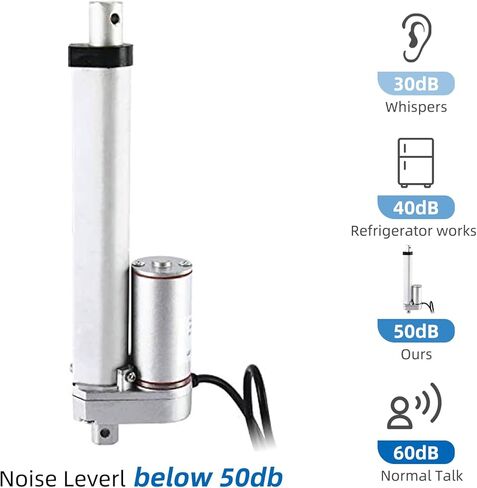 المحرك الخطي للسكتة الدماغية DC 12V 2 بوصة مع دعامة تثبيت 900N(225lbs) أقصى رفع 10 مم/ثانية لكرسي طاولة التلفاز رفع سرير التدليك المحرك الخطي للأريكة الكهربائية in Kuwait