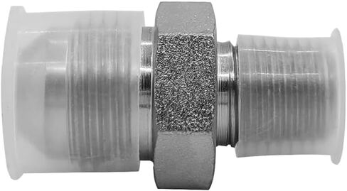 (2-PACK) 2404-08-04 تركيب محول خرطوم هيدروليكي 1/2 بوصة ذكر JIC 37 درجة مضيئة (3/4 بوصة -16UNF) × 1/4 بوصة ذكر (1/4 بوصة -18NPTF) أنبوب وصلات الأنابيب المستقيمة SAE موصل الكربون الصلب in Saudi Arabia