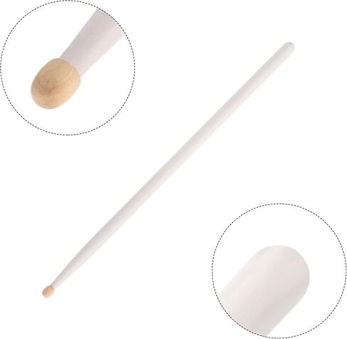 MECCANIXITY Maple Wood Drumstick Anti Slip Handle Grips 5A Black Classic Drum Stick Wood Tip for Drumming Musical Instrument Percussion in Saudi Arabia