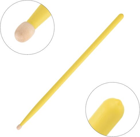 MECCANIXITY Maple Wood Drumstick Anti Slip Handle Grips 5A Black Classic Drum Stick Wood Tip for Drumming Musical Instrument Percussion in Saudi Arabia