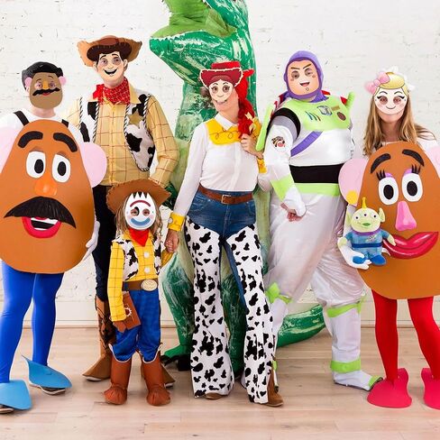 16 Pcs Toy Inspired Story Birthday Decorations, 8 Styles Toy Game Paper Masks Party Supplies, Toy Theme Birthday Party Supplies for Boys Girls Party Decoration in Kuwait