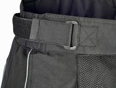 سروال شبكي للرجال للدراجات النارية مزود بسحّاب كامل الساق سروال ركوب الخيل Powersports واقي مدرع Adv CE فوق التمهيد سروال موتوكروس أسود in Kuwait