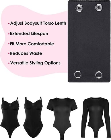 موسع بدلات الجسم النسائية، يضيف طولًا إلى مشبك بدلة الجسم، موسعات كبس طويلة للبالغين قابلة للتعديل بمقاس قابل للتعديل in Kuwait