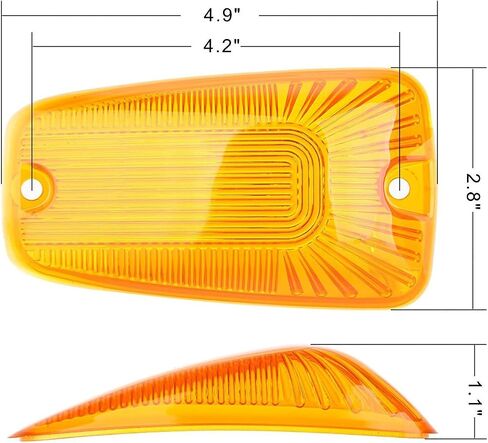 5 X Cab Marker Light Smoke Cover, Cab Roof Running Lights, Accessories Light Lens Compatible with 1988-2002 Chevy/GMC C1500 C2500 C3500 K1500 K2500 K3500 Pickup Trucks (Only Cover) in Saudi Arabia