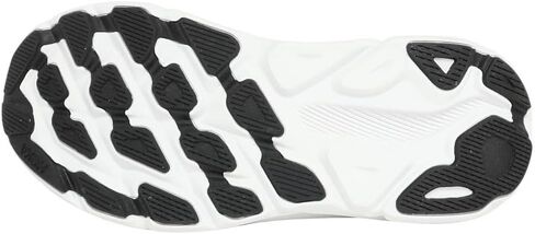 Hoka Men's Clifton 9 Sneaker, Black/White, 9 Wide in Saudi Arabia