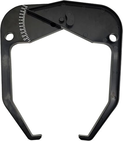 فرجار إطارات السيارة، فرجار موازن إطارات السيارة، فرجار عرض حافة موازن الإطارات، أداة قياس عرض الحافة المحمولة، فرجار عجلة السيارة الدقيق (أسود) in Kuwait