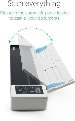 Doxie Q2, Wireless Rechargeable Document Scanner with Automatic Document Feeder (ADF) (Renewed) 2nd generation; 4000 scan memory in Saudi Arabia