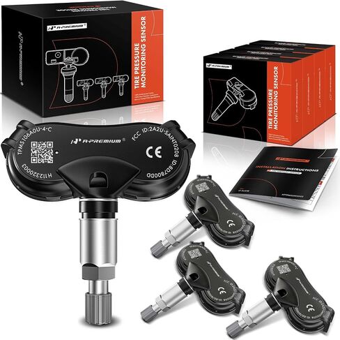 مستشعر نظام مراقبة ضغط الإطارات 315 ميجاهرتز A-Premium TPMS - متوافق مع Acura، Honda - Civic(08-14)، CRZ(11-15)، Element(09-11)، Fit(09-14)، Odyssey(11-17) )، انسايت (10-14)، CSX (08-11) - 4 حزم in Saudi Arabia