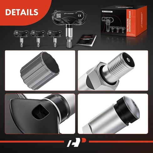 مستشعر نظام مراقبة ضغط الإطارات 315 ميجاهرتز A-Premium TPMS - متوافق مع Acura، Honda - Civic(08-14)، CRZ(11-15)، Element(09-11)، Fit(09-14)، Odyssey(11-17) )، انسايت (10-14)، CSX (08-11) - 4 حزم in Saudi Arabia