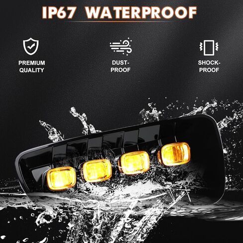 مصابيح الضباب LED Switchback باللون الأبيض الكهرماني متوافقة مع Ford F150 F-150 SVT Raptor 2010 2011 2012 2013 2014 مع إشارة الانعطاف المتسلسلة الكهرمانية البيضاء DRL مصابيح الضباب للقيادة in Kuwait