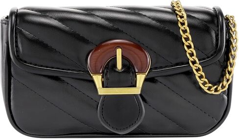 Ayliss حقيبة يد نسائية صغيرة عبر الجسم محفظة كتف حقيبة يد مسائية بمقبض للهاتف المحمول محفظة من جلد البولي يوريثان in Kuwait