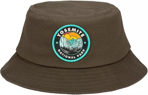 Adults Lightweight Cotton Patch Bucket Hat Headwear, One Size Fits Most in Saudi Arabia