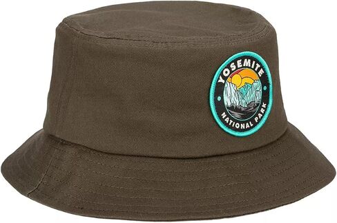Adults Lightweight Cotton Patch Bucket Hat Headwear, One Size Fits Most in Saudi Arabia