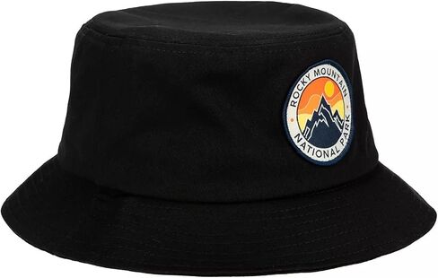 Adults Lightweight Cotton Patch Bucket Hat Headwear, One Size Fits Most in Saudi Arabia