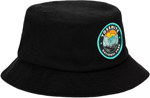 Adults Lightweight Cotton Patch Bucket Hat Headwear, One Size Fits Most in Saudi Arabia