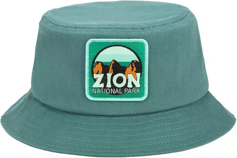 Adults Lightweight Cotton Patch Bucket Hat Headwear, One Size Fits Most in Saudi Arabia