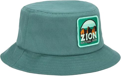 Adults Lightweight Cotton Patch Bucket Hat Headwear, One Size Fits Most in Saudi Arabia