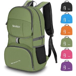 35L Lightweight Foldable Backpack, Travel Hiking Daypack for Men Women