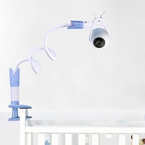 حامل عالمي لمراقبة الأطفال مع حزام أمان، حامل كاميرا أطفال مرن بذراع طويل 37.4 بوصة، حامل بمشبك قابل للتعديل لمعظم أجهزة مراقبة الأطفال والهواتف المحمولة، مثبت على سرير الأطفال/السرير/المكتب in Kuwait