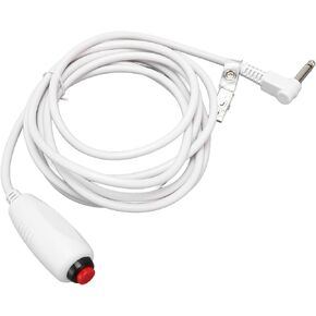 SUNGOOYUE Nurse Call Cord, 6.35mm Interface Replacement Push Button Cord Cable with Clip for Nurse Station 9.8ft Long